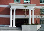 West entrance of Humanities and Managemnet Building