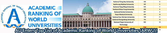 AU Enters the Top List of Academic Ranking of Worl