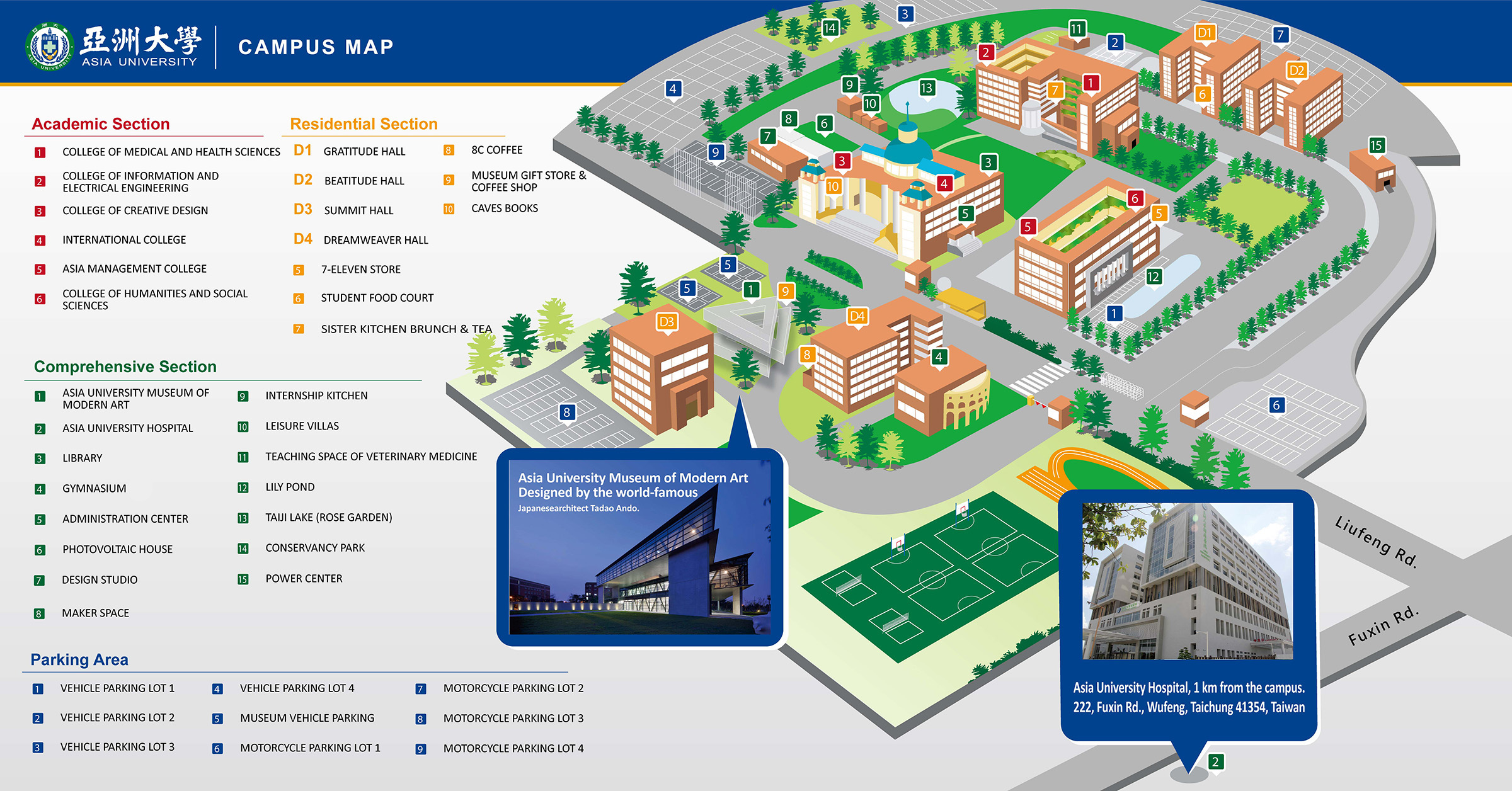 AU campus map